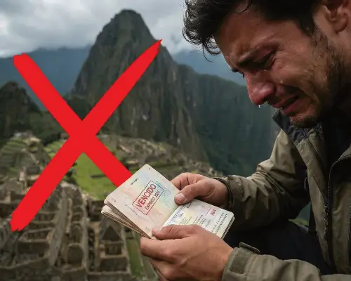 Passport enabled with Machu Picchu background