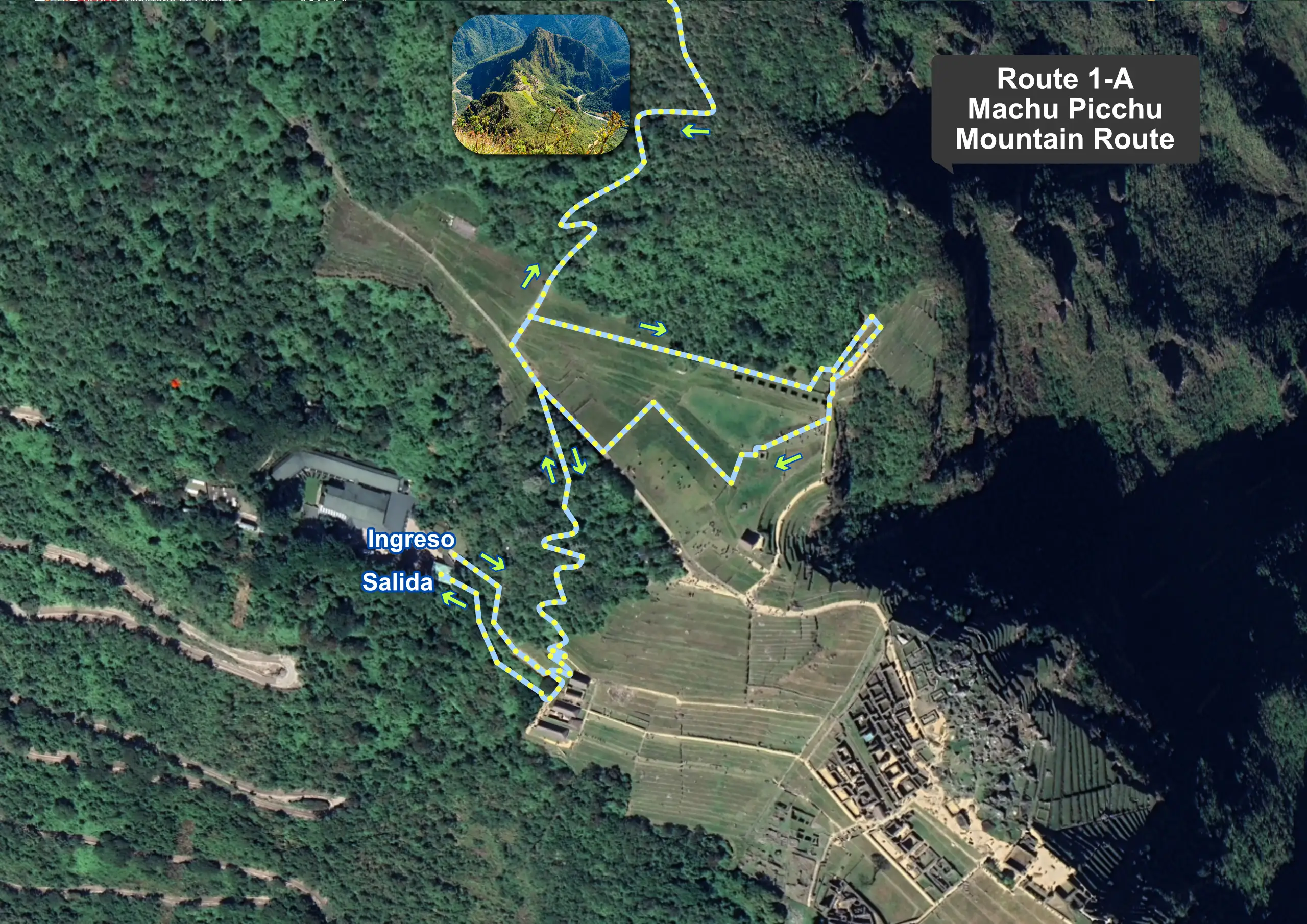 Machu Picchu Circuit 1, Route 1-A