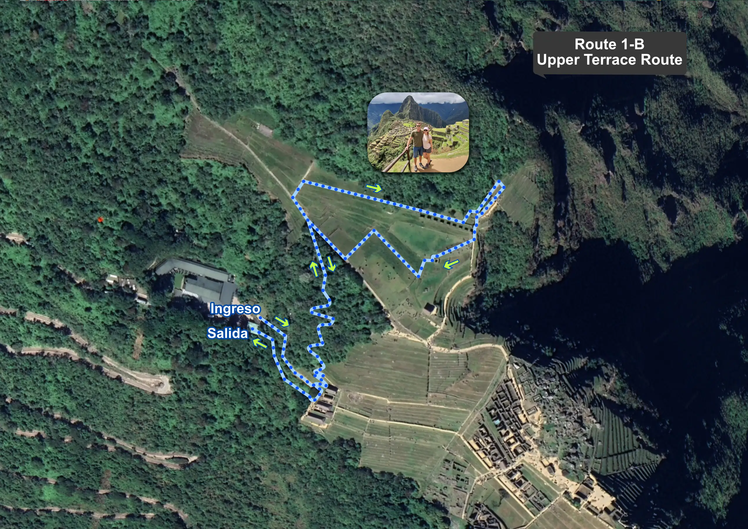 Machu Picchu Circuit 1, Route 1-B