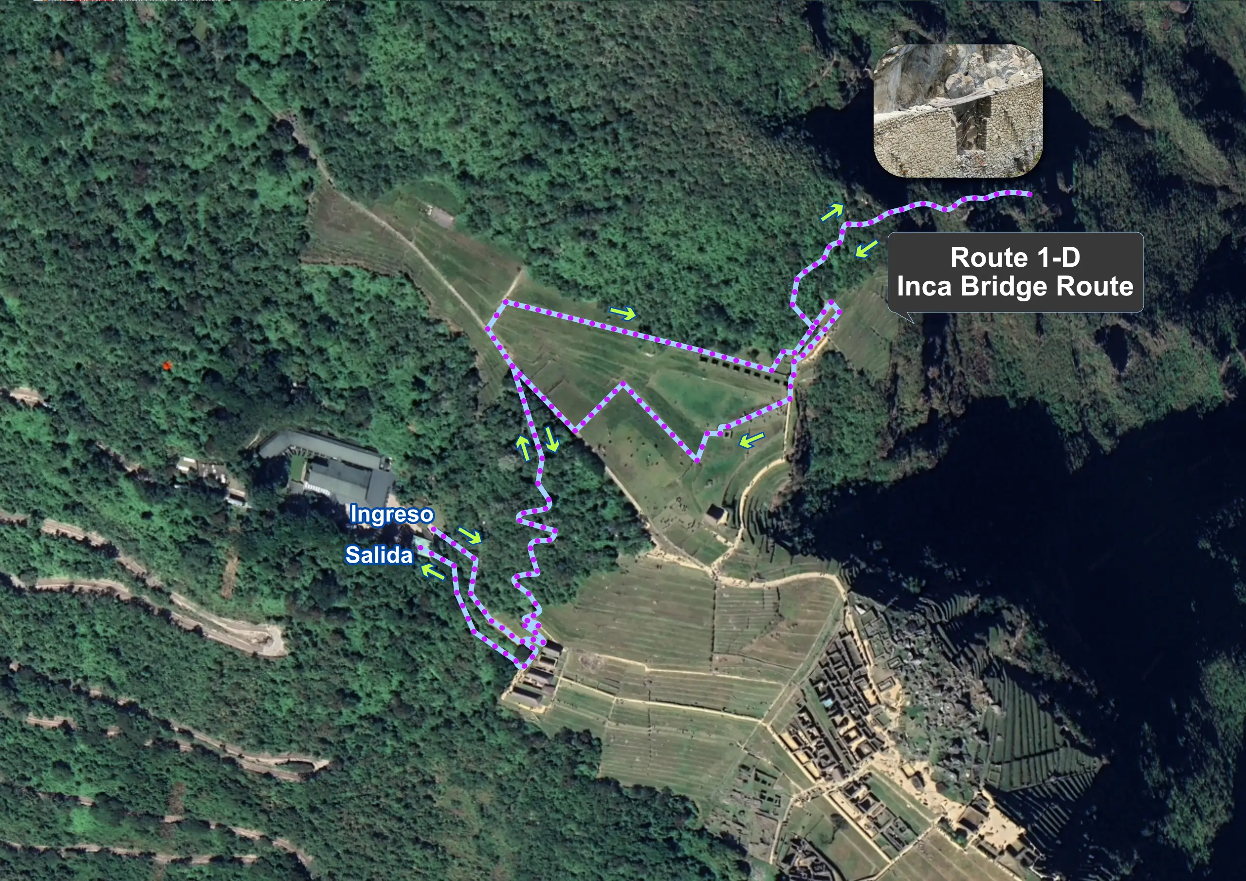 Machu Picchu Circuit 1, Route 1-D