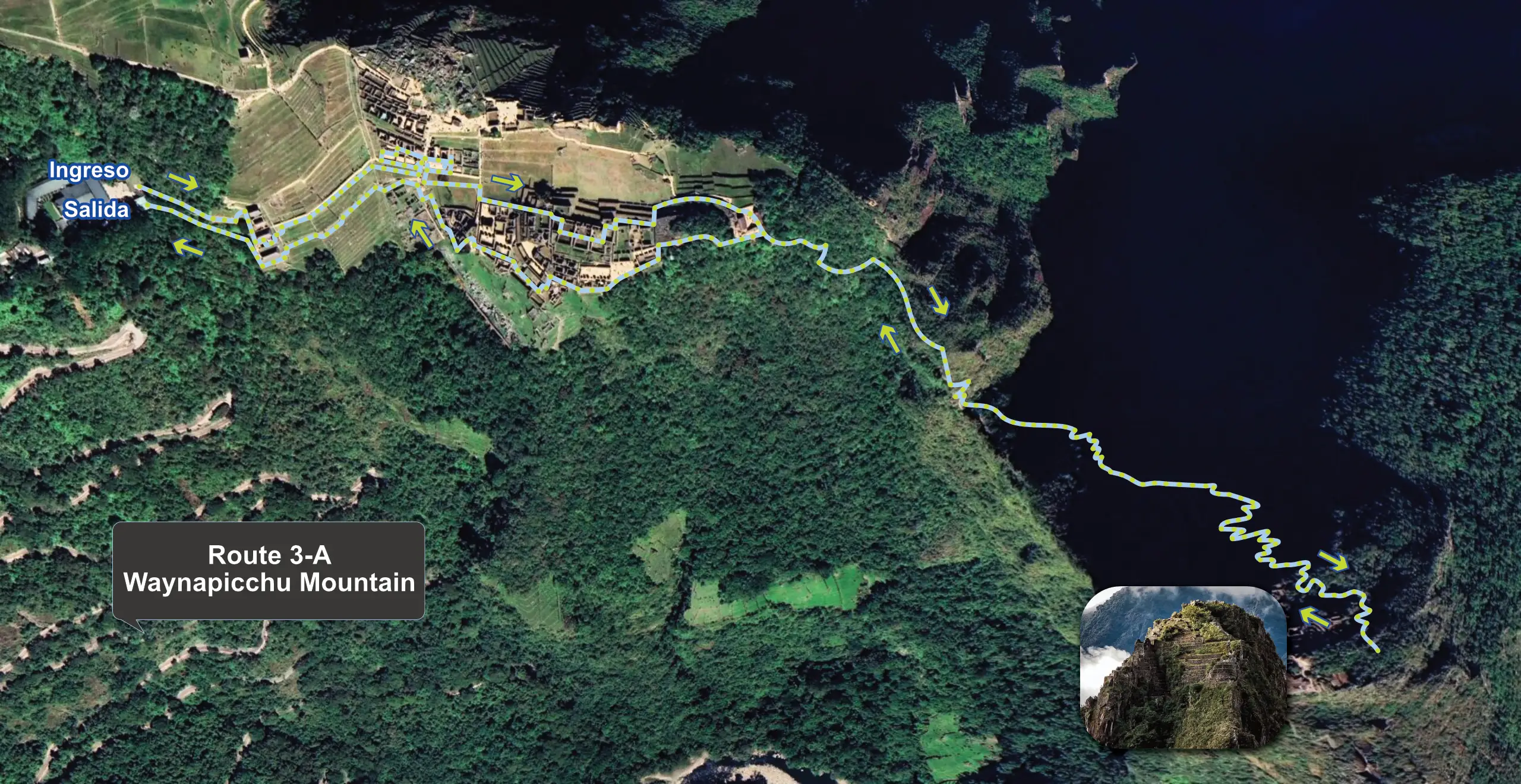 Machu Picchu Circuit 3, Route 3-A