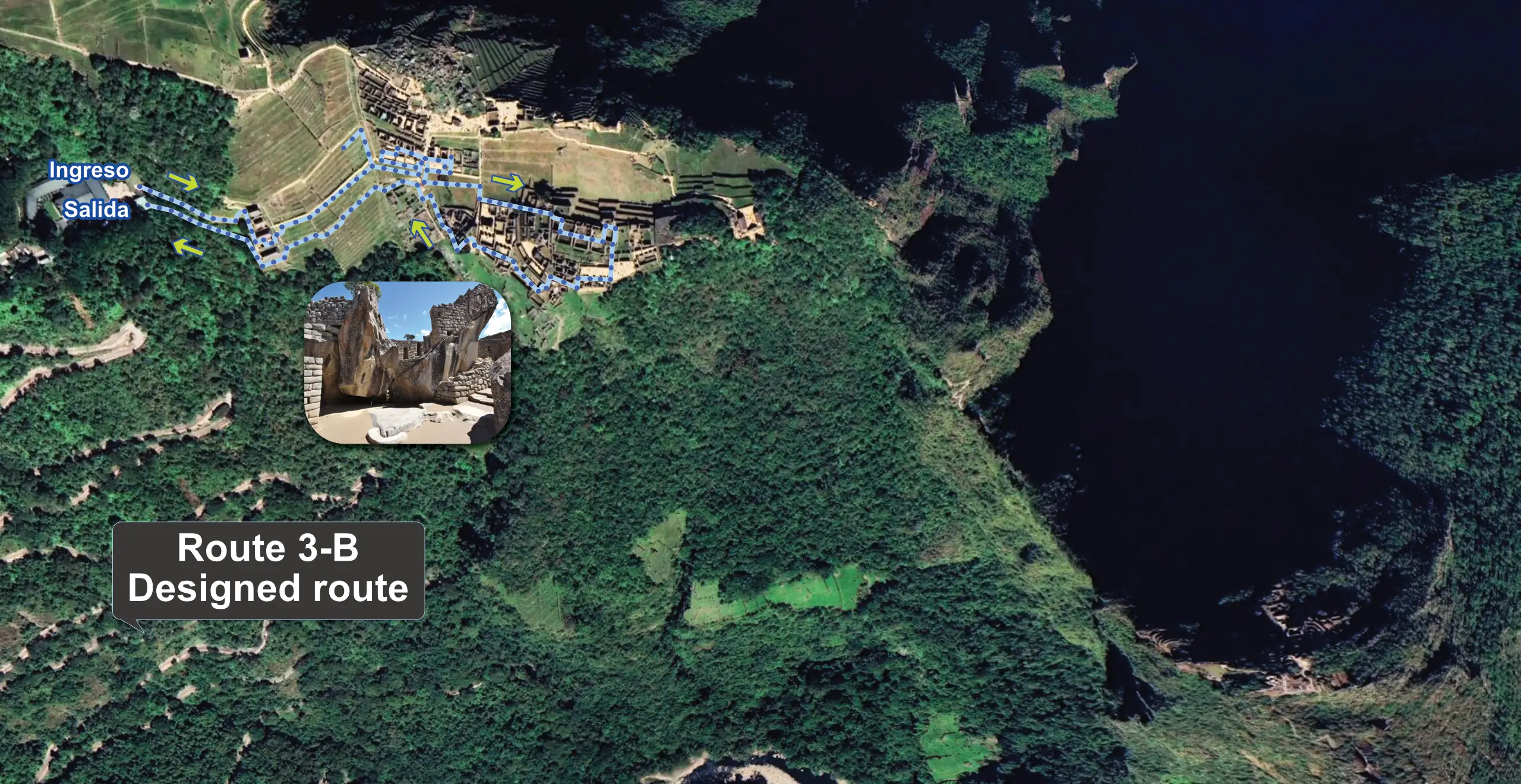 Machu Picchu Circuit 3, Route 3-B