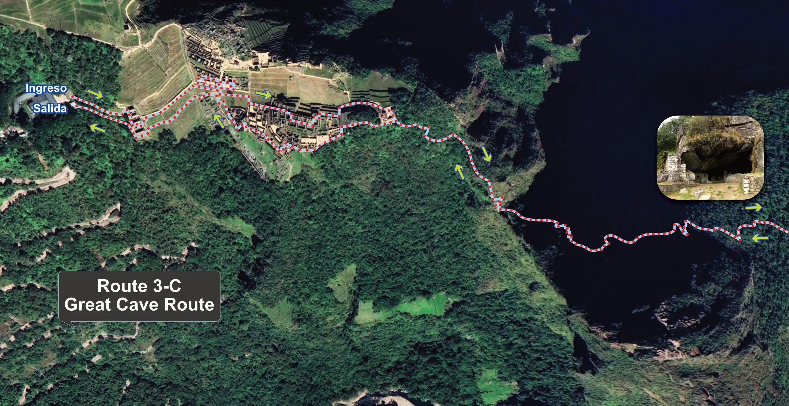 Machu Picchu Circuit 3, Route 3-C